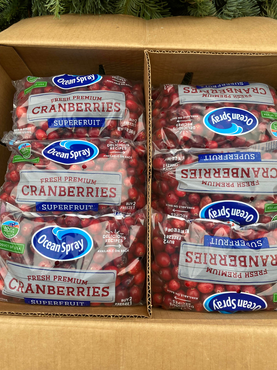 Cranberries packet 340g